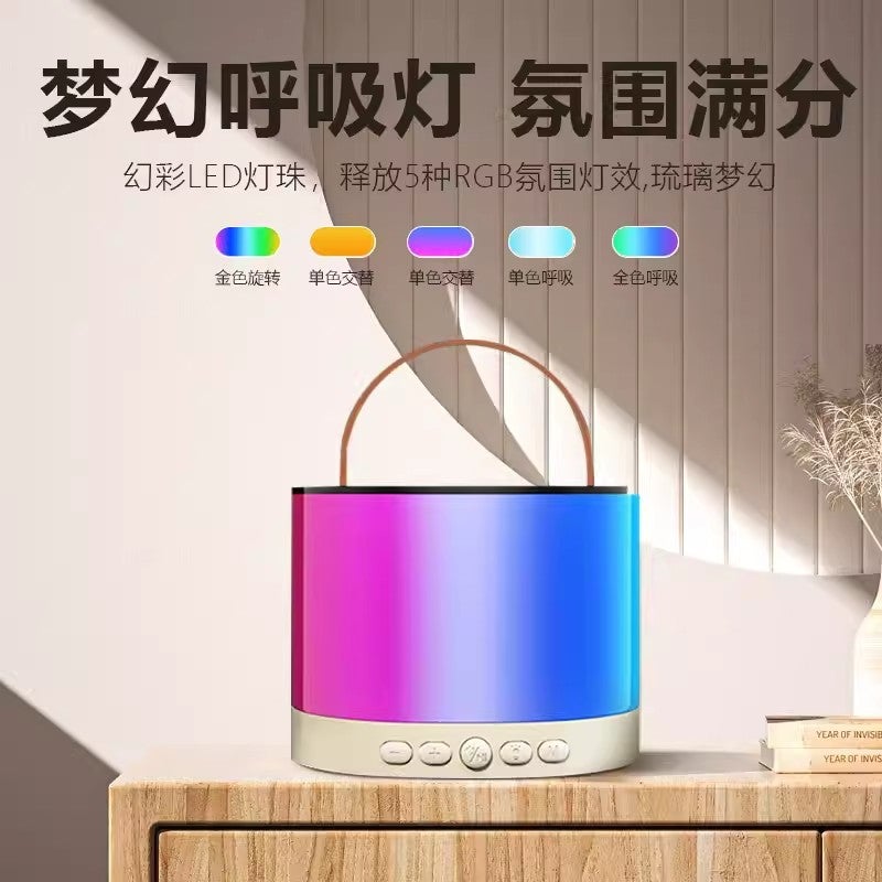 Popular Karaoke Bluetooth Speaker Outdoor Live Broadcast Home Ktv With Microphone Singing Dual-Mic K52 Bluetooth Speaker - Image 2